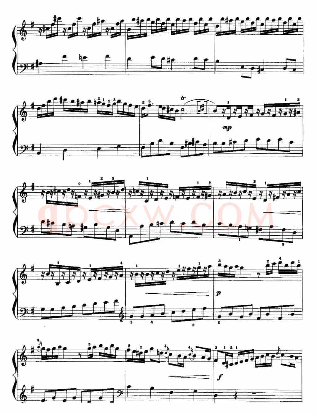 手风琴复调作品：奏鸣曲（J.C.巴赫作曲版、Op.5，No.3）