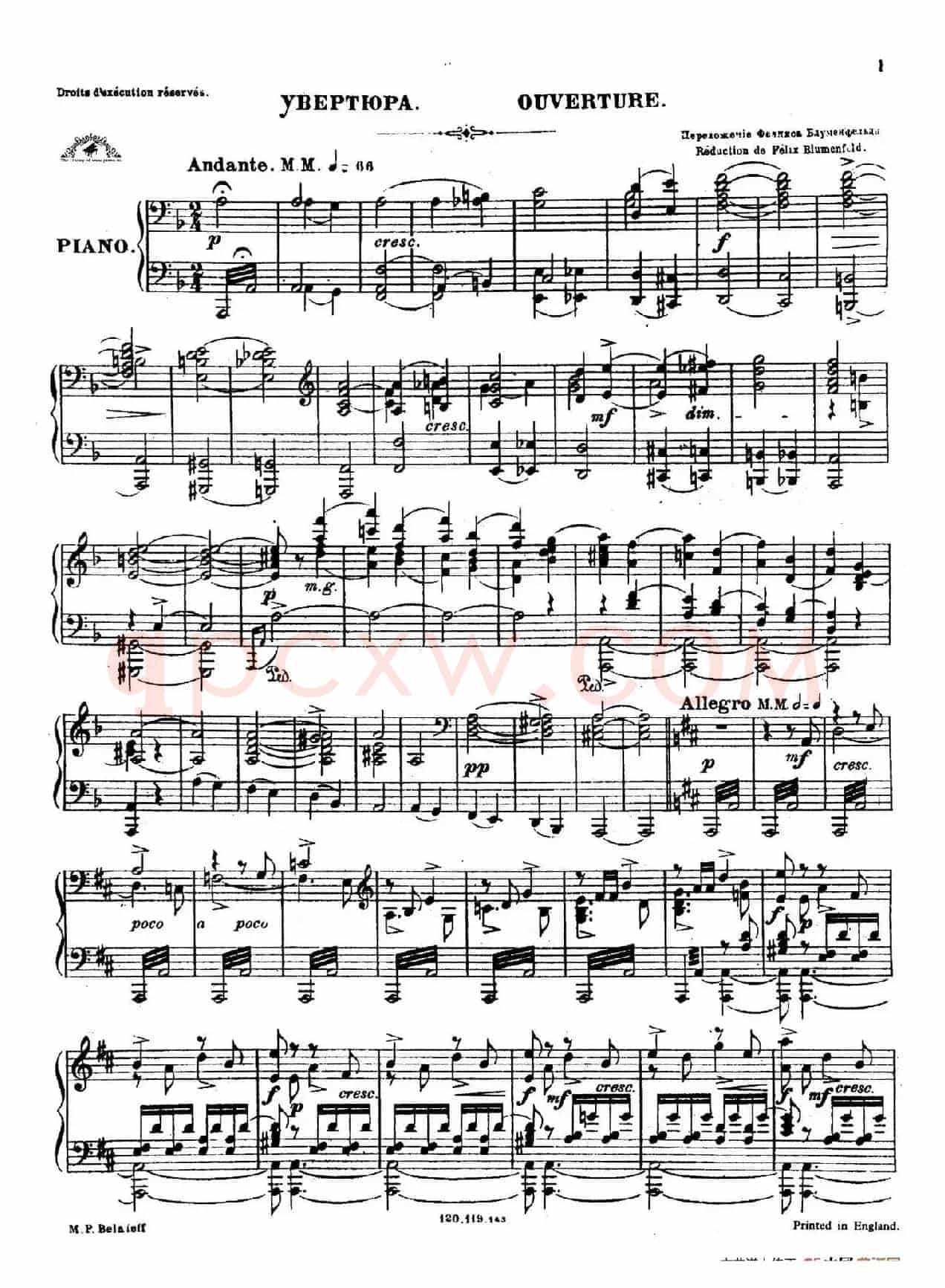 Overture from Prince Igor(歌剧《伊戈尔王子》序曲)