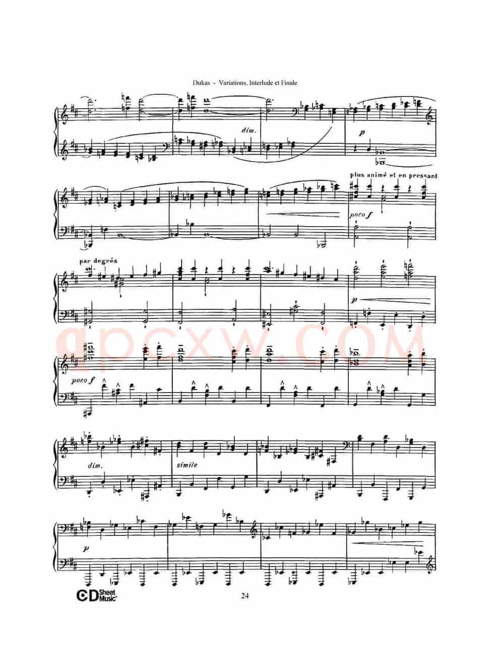 Variations, Interlude & Finale on theme de Rameau(拉摩主题变奏曲、间奏曲和终曲·第二部分)