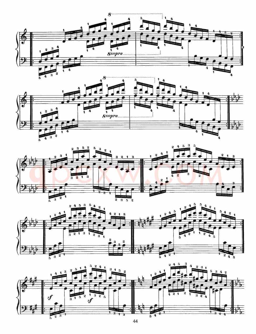 Czerny - 40 Daily Exerci Op.337（31—35）（40首日常训练曲）