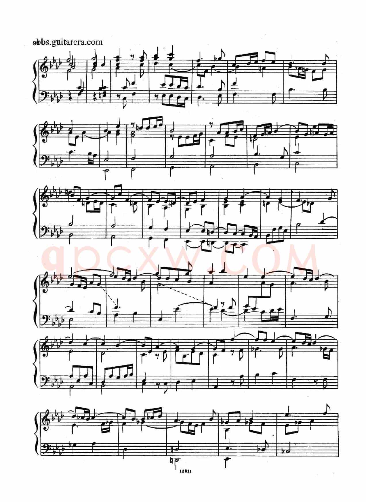 Suite No.8 in f Minor HWV 433(f小调第八组曲)