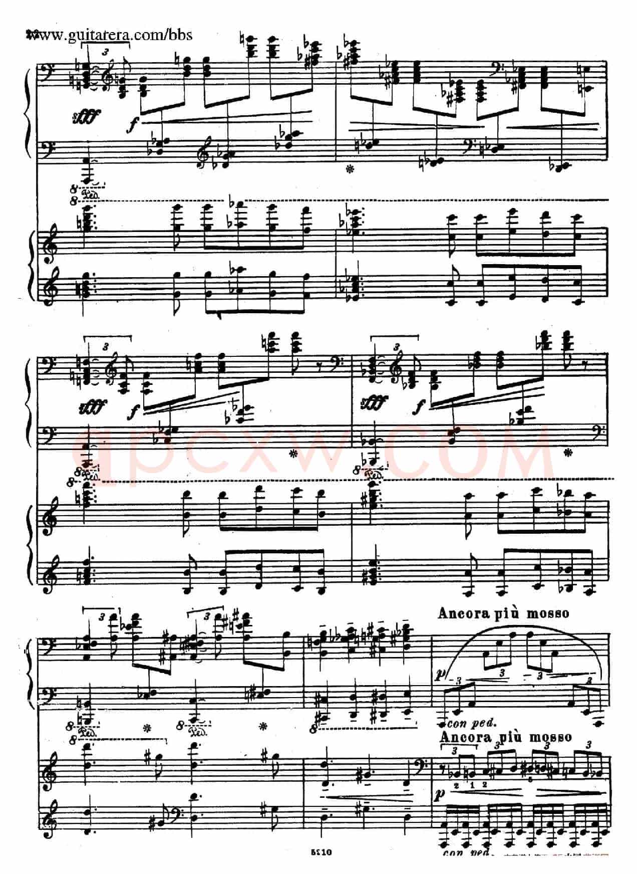 Variation on a Theme by Paganini(帕格尼尼主题变奏曲·双钢琴)