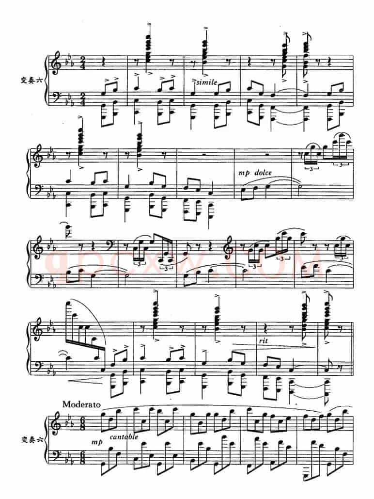 变奏曲（马剑平作曲版）
