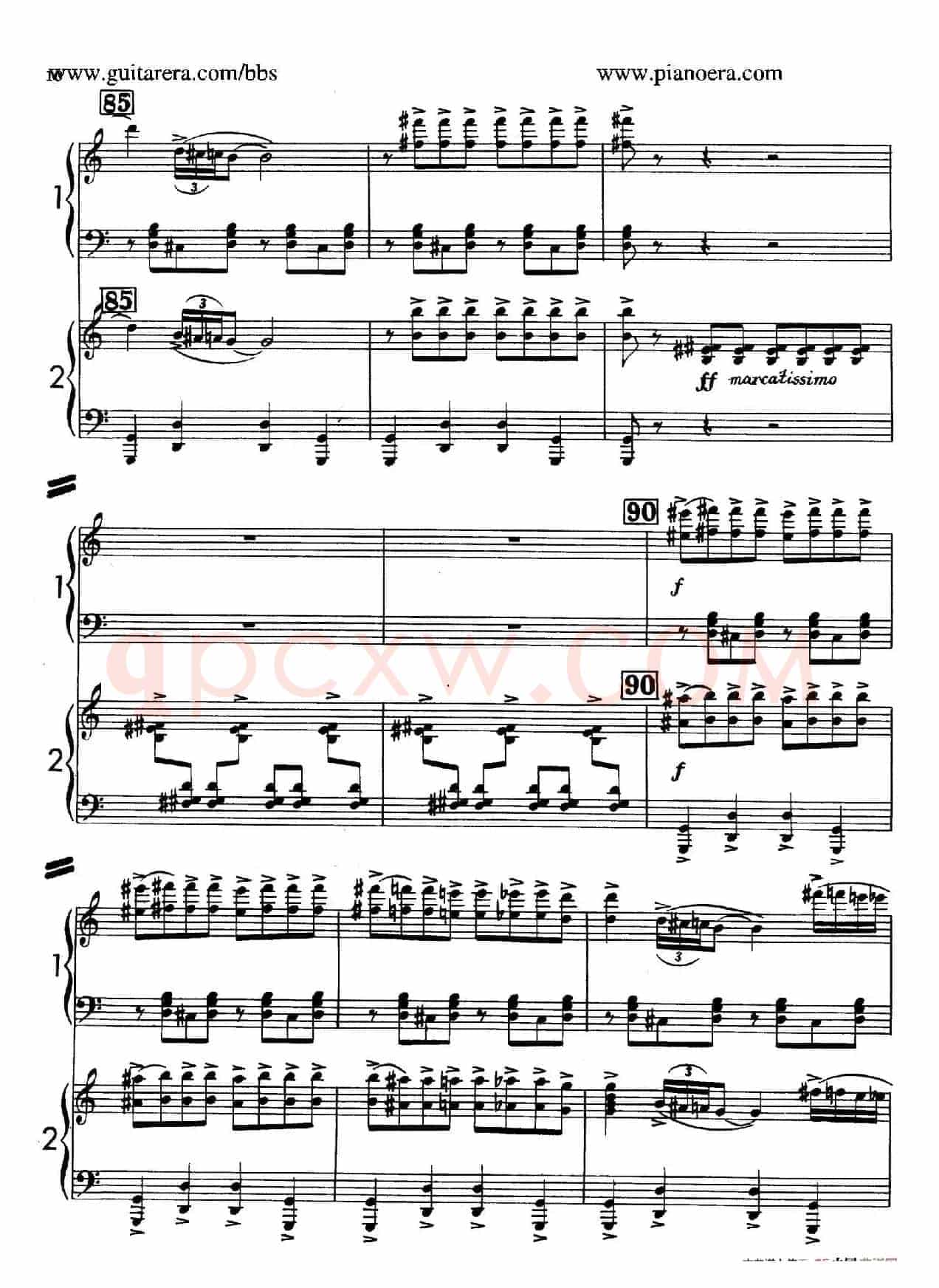Sabre Dance(马刀舞曲)(双钢琴版)