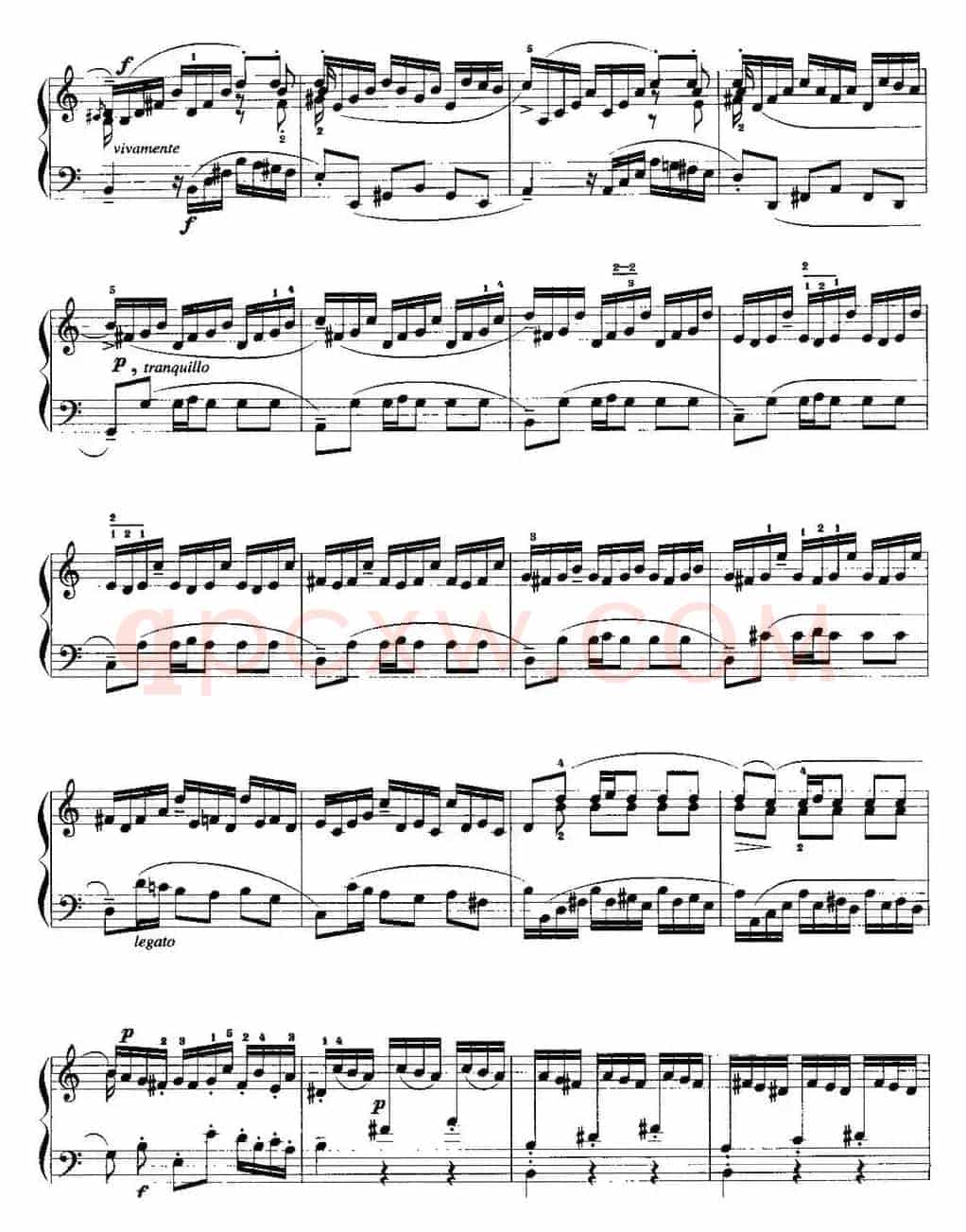 手风琴复调作品：前奏曲（选自第二英国组曲）