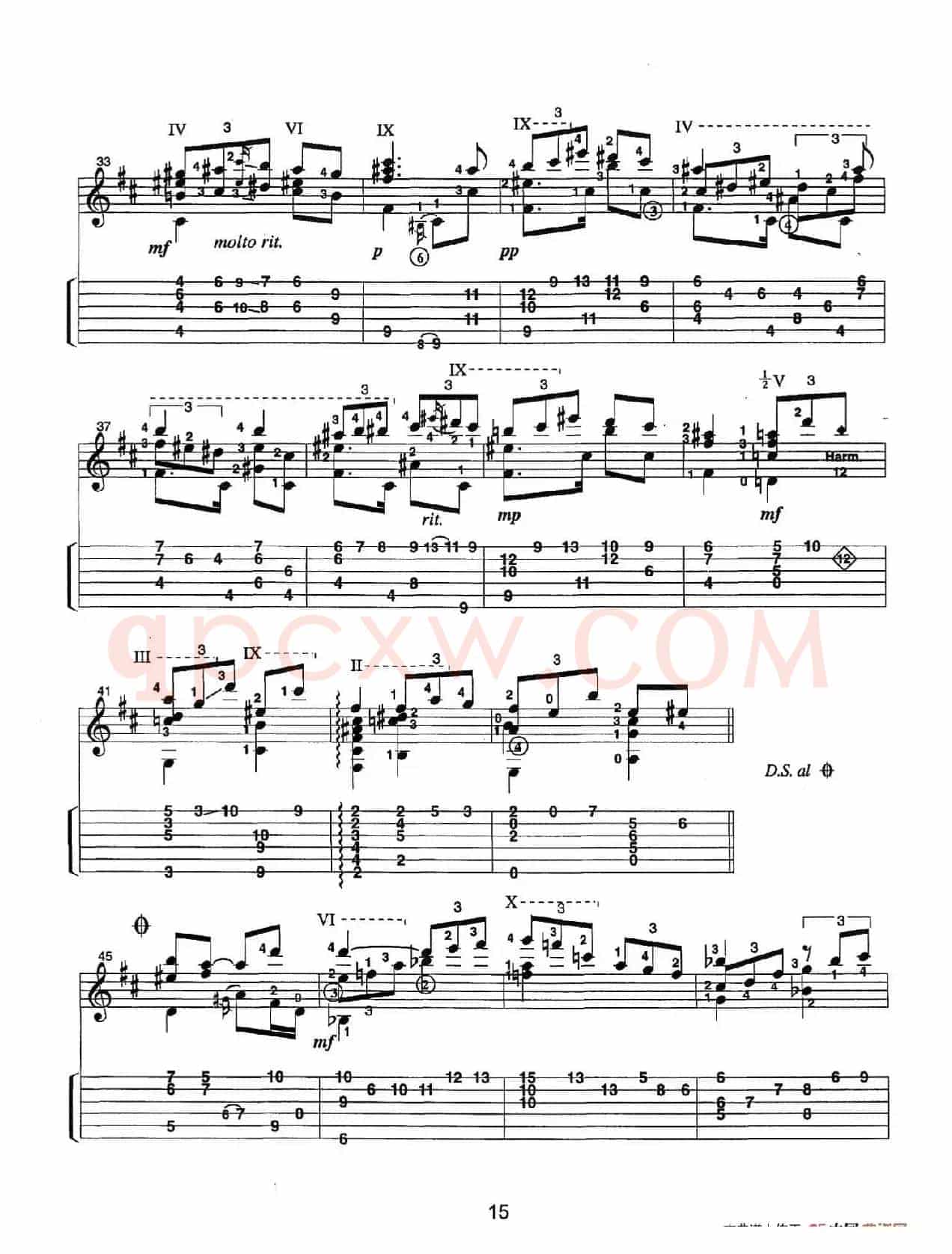 古典吉他:From the Dance(Tango)