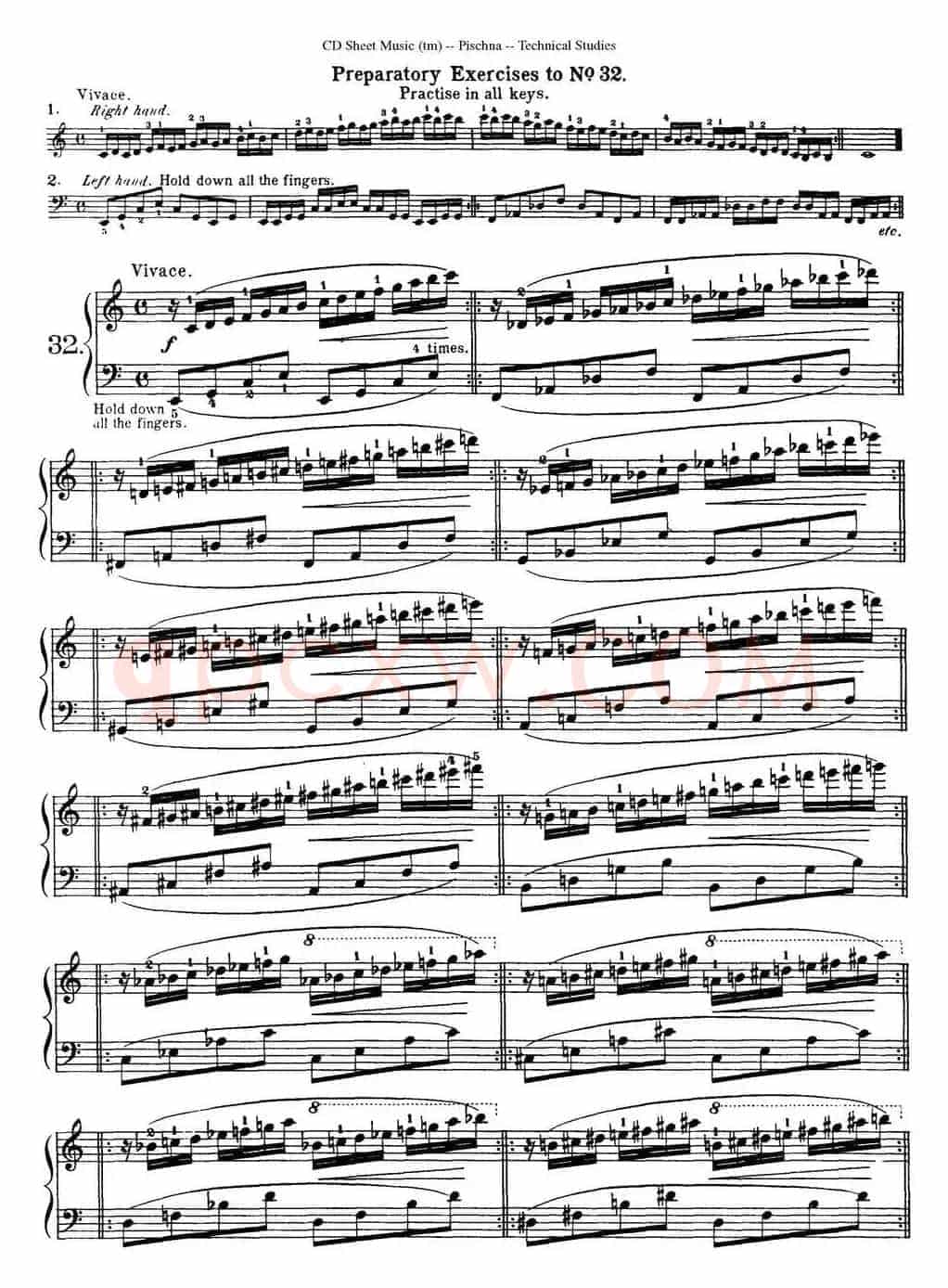 Technical Studies 60 Progressive Exercises (60首钢琴循序渐进练习曲 P41——50)