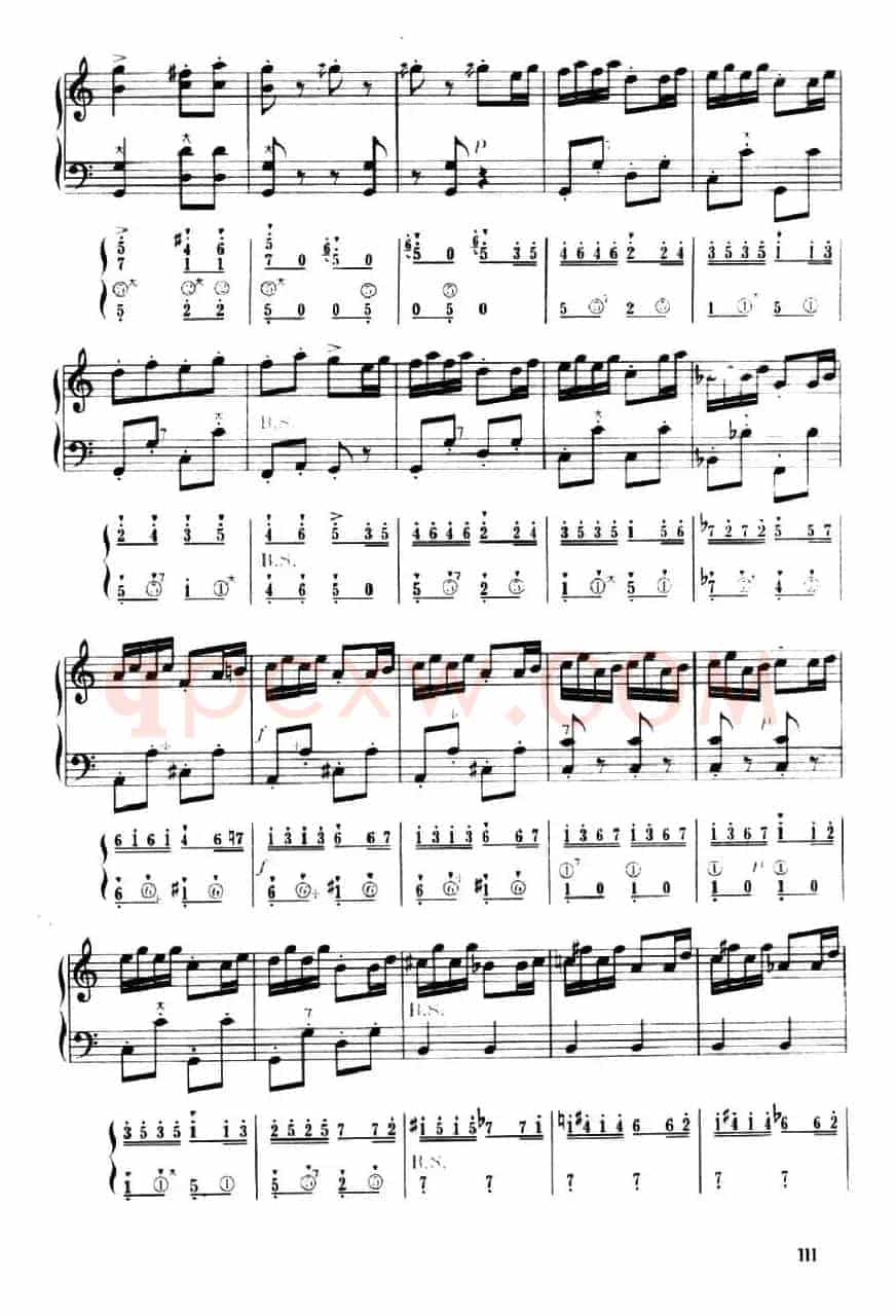 小小恶作剧（五线谱+简谱）