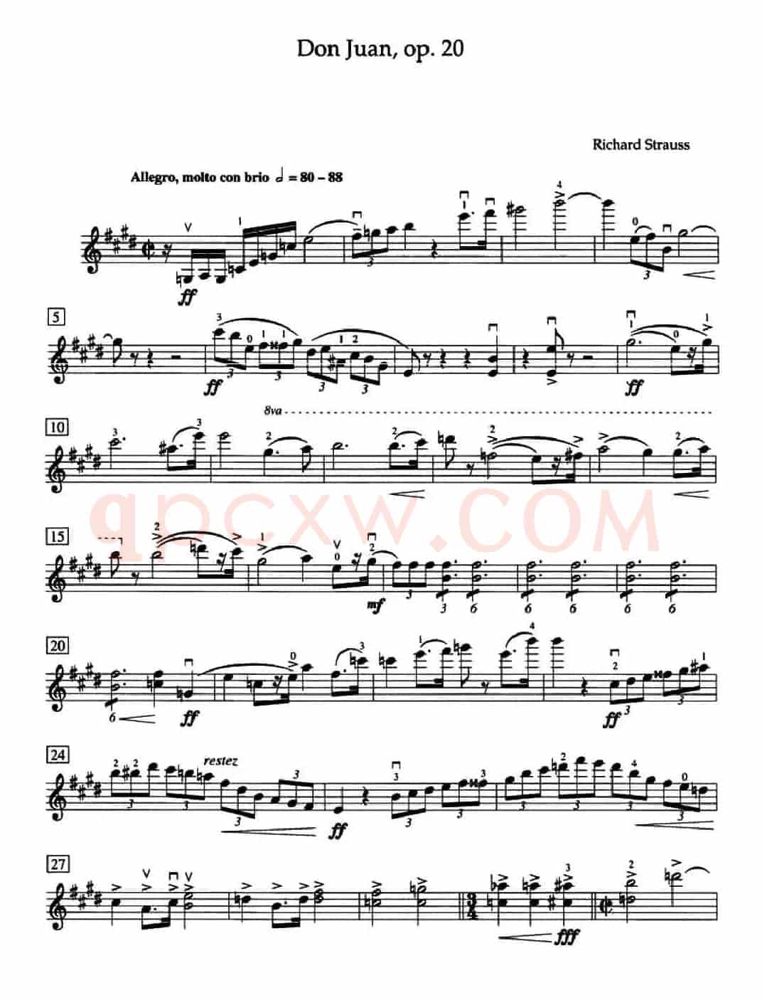 Don Juan Op.20（管弦乐选录·ARCT级）