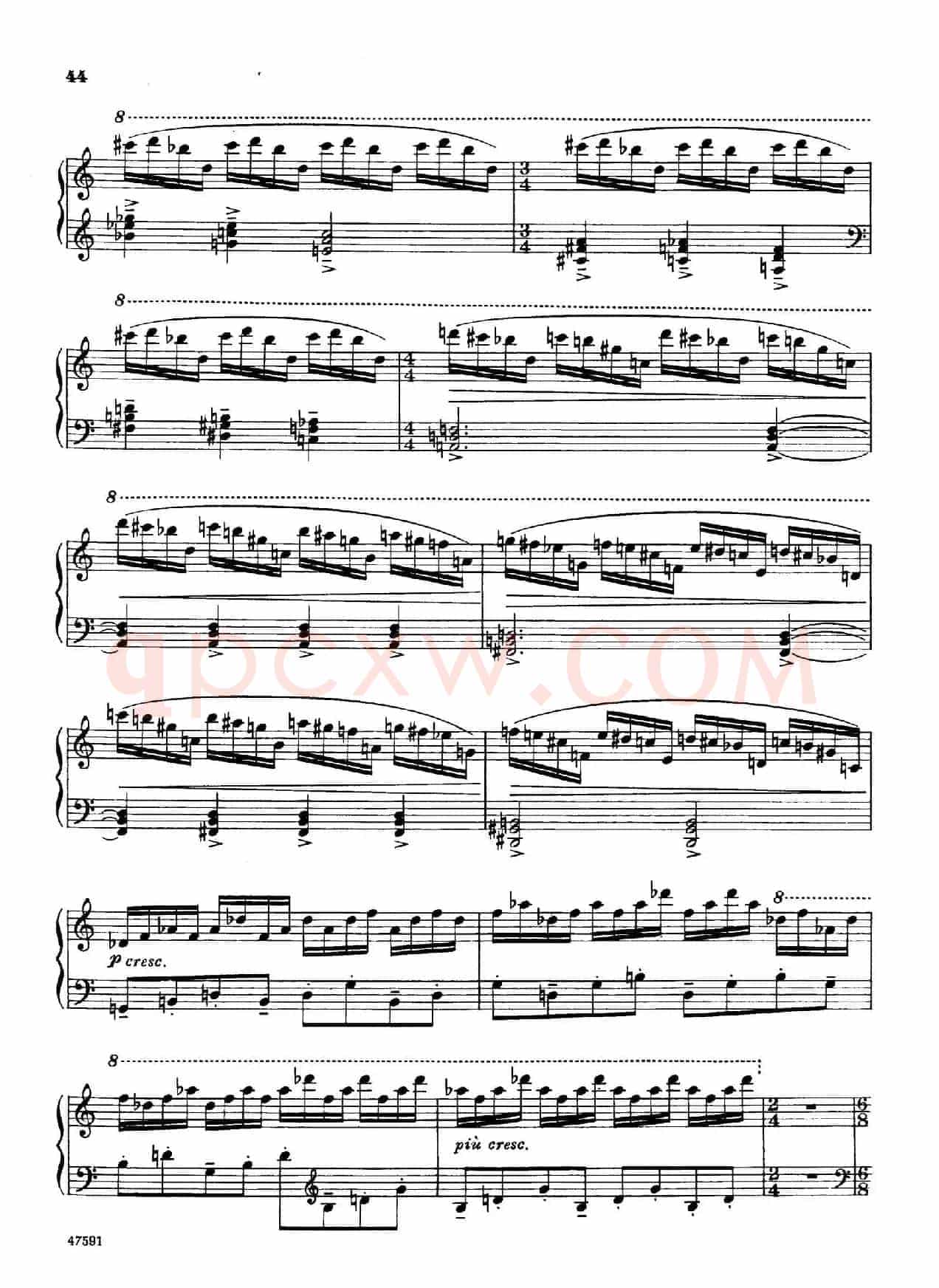Piano Sonata in E-flat Major Op.95(降E大调钢琴奏鸣曲·Ⅲ)