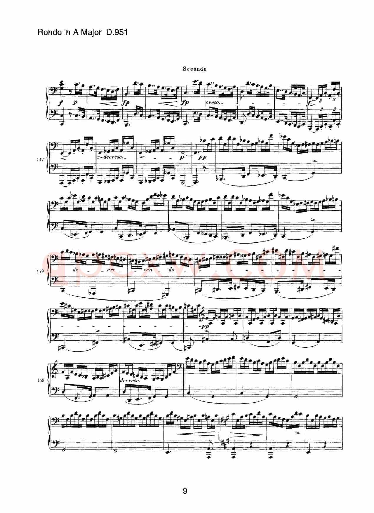 Grand Rondeau in A Major Op.107(A大调回旋曲·四手联弹)