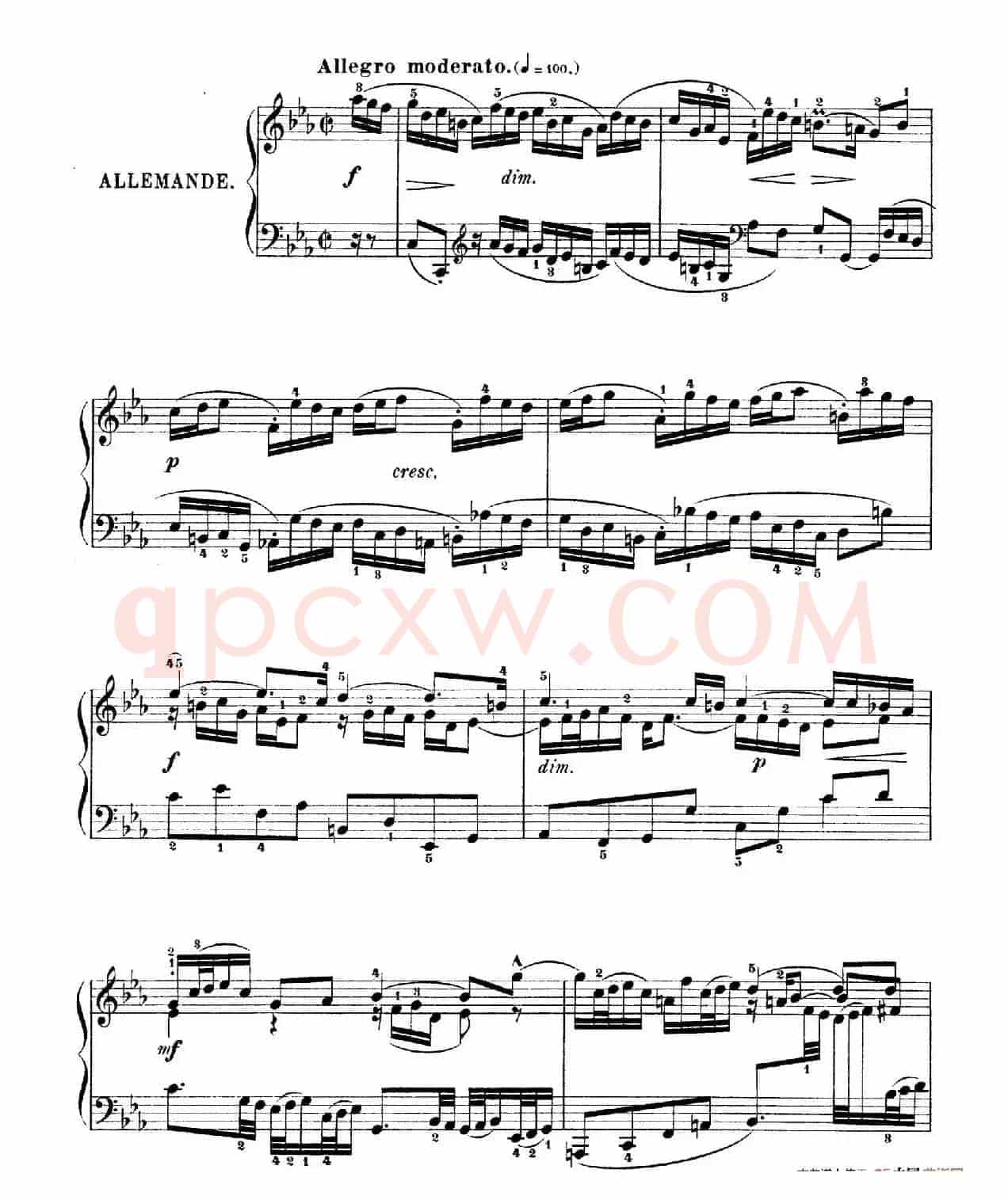 Six Partitas BWV 825-830(6首帕蒂塔·2)
