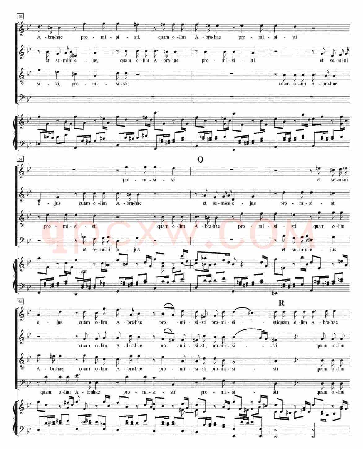 N°8 Domine Jesu（萨克斯四重奏+钢琴伴奏）