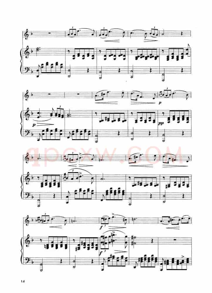 小夜曲（舒伯特作曲版、口琴+钢琴伴奏、简谱对照版）