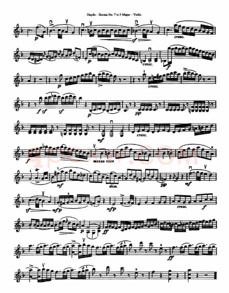 Soata No.7 in F Major