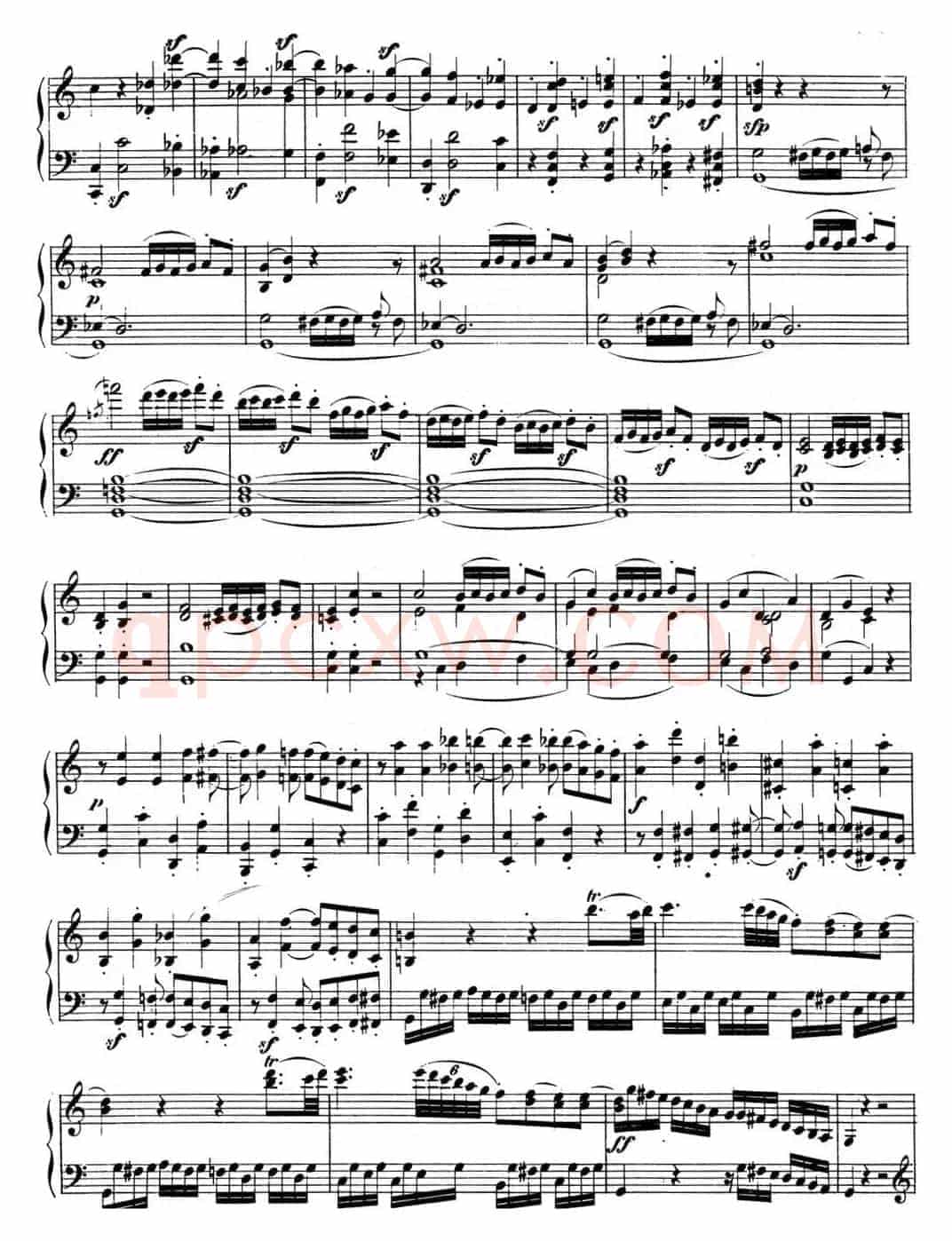 贝多芬钢琴奏鸣曲03 C大调 Op.2 No.3 C major