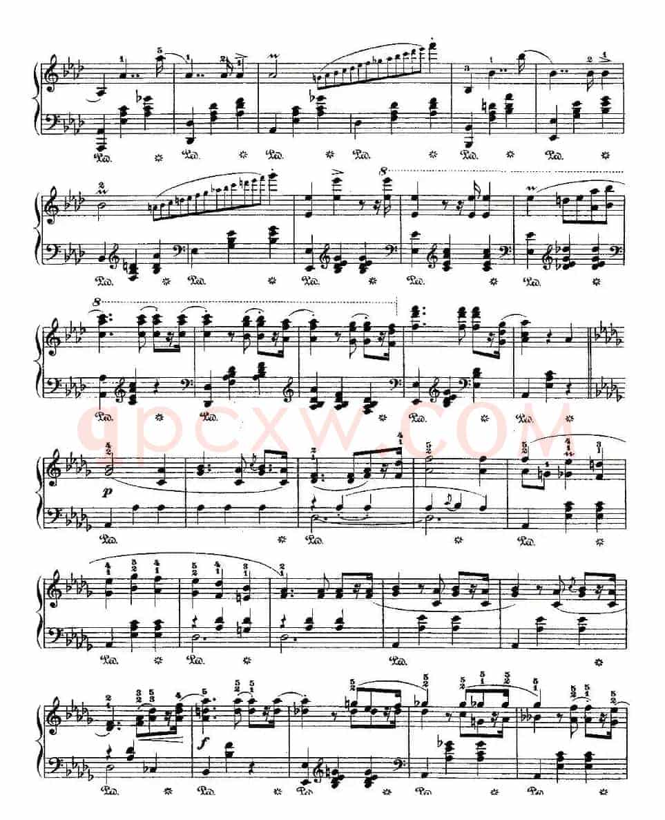 valse brillante，Op.34, No.1