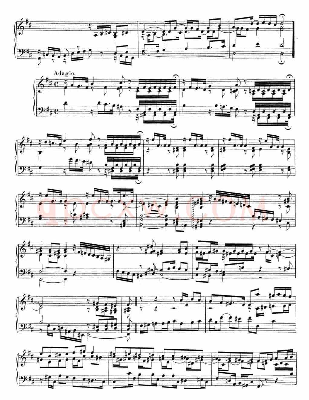 Toccata BWV 912(7首托卡塔·No.3 D大调)