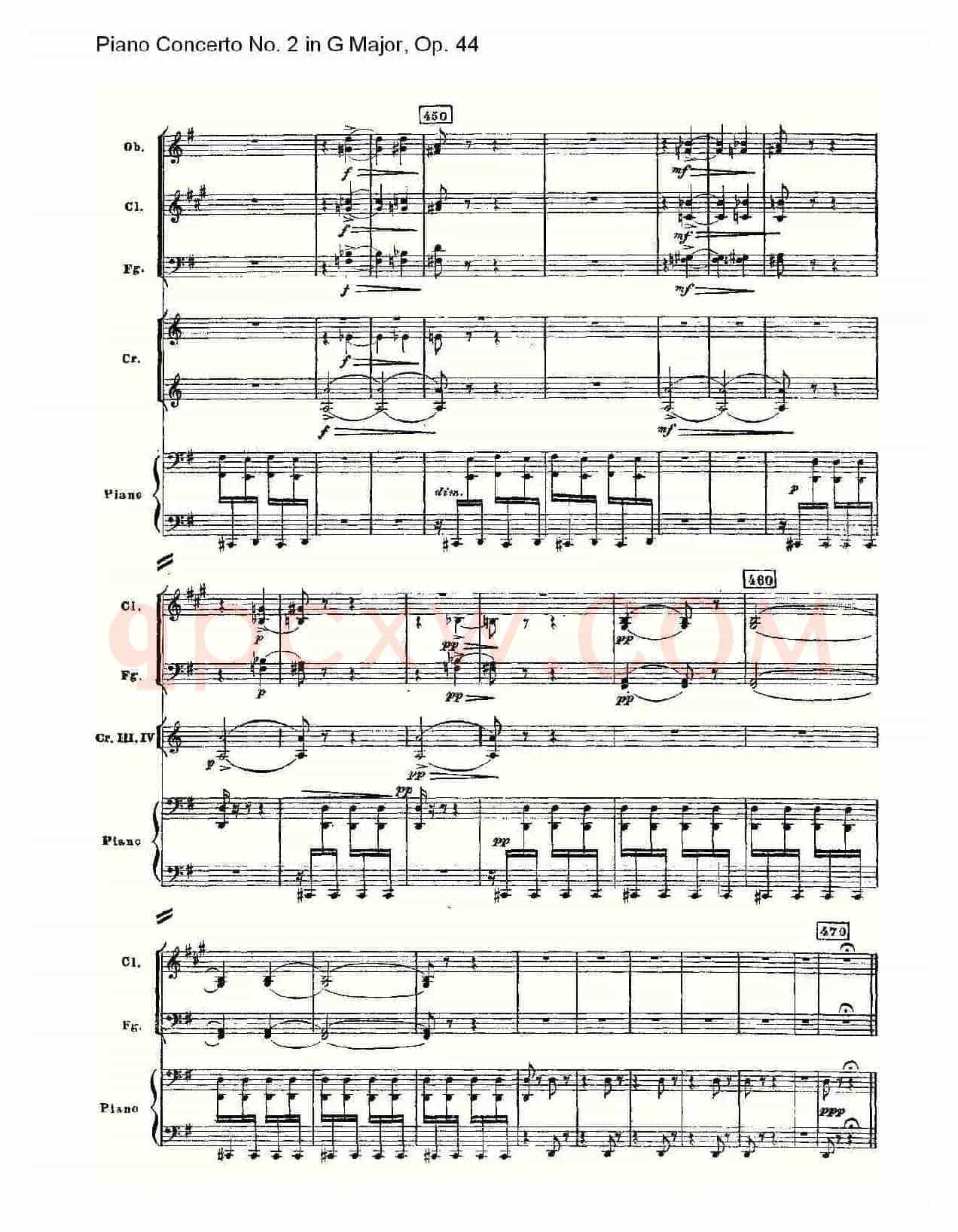 G大调第二钢琴协奏曲, Op.44第三乐章（二）