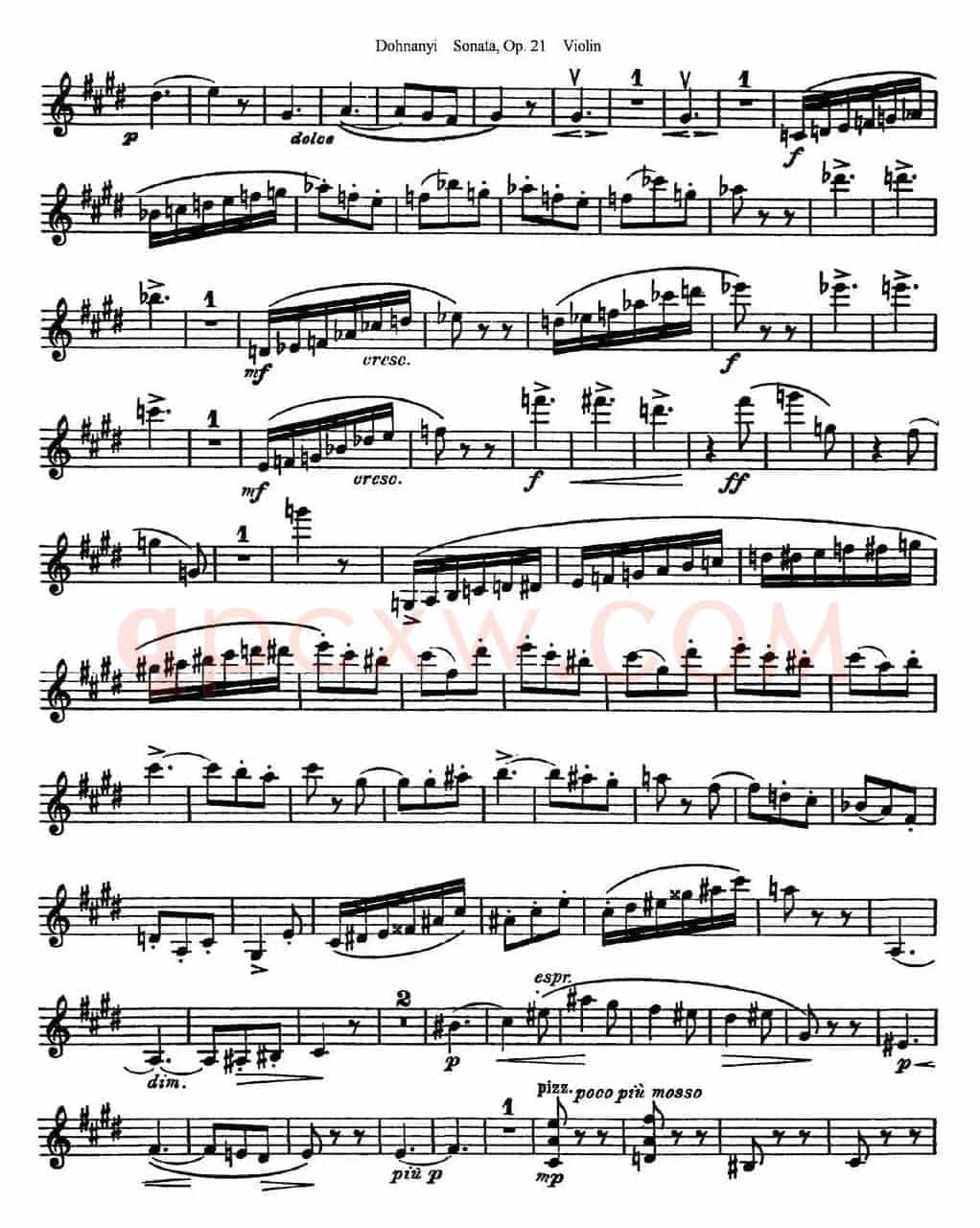 Dohnanyi Sonata Op.21