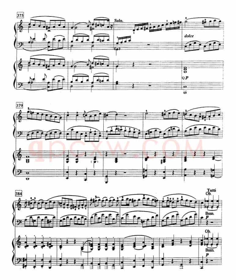 钢琴教程第八级 大型乐曲（C大调第一钢琴协奏曲 Op.15 第一乐章）