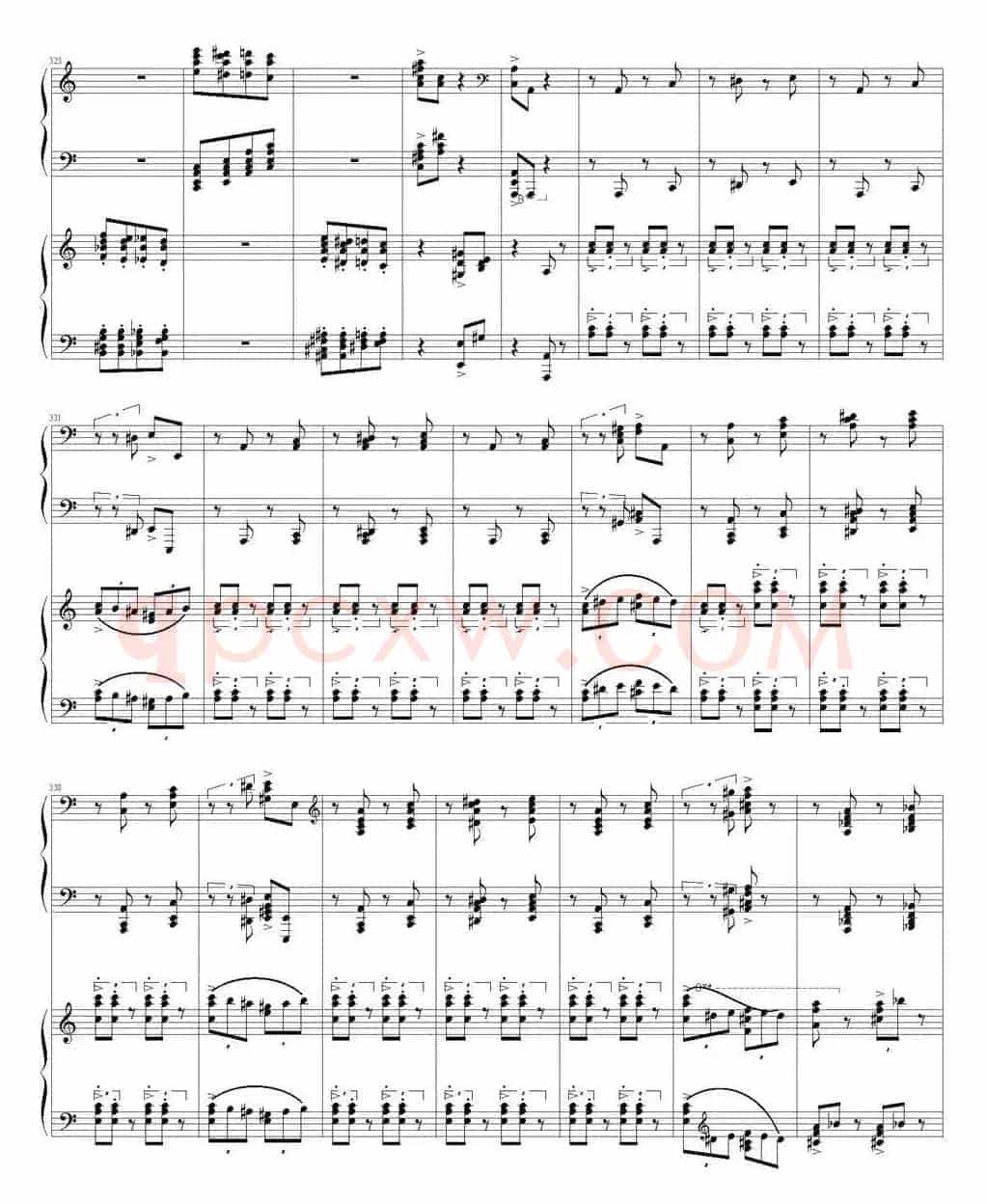 帕格尼尼主题狂想曲（Rhapsody on the theme by pagenini）