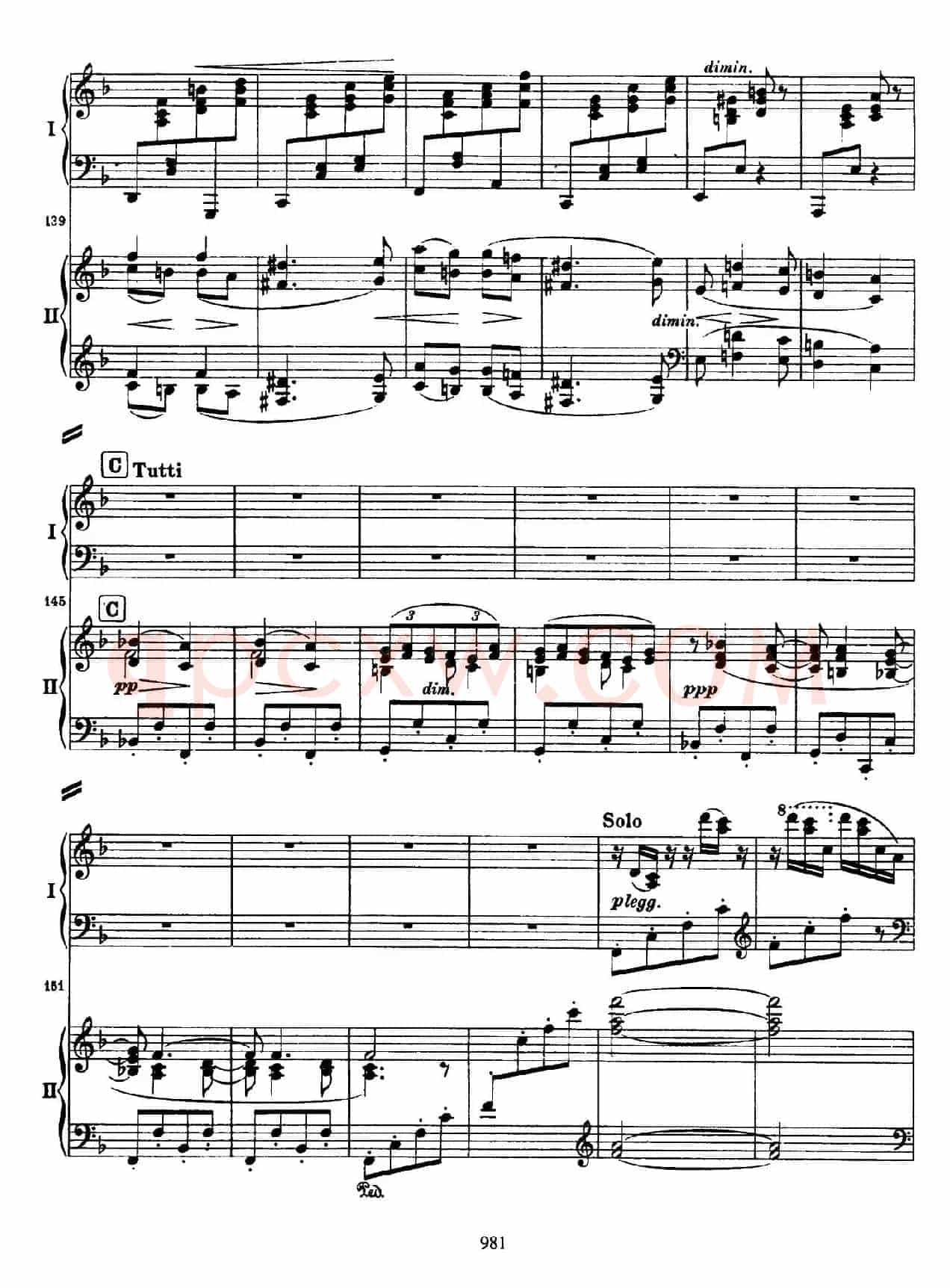 降B大调第二钢琴协奏曲（P81——90）