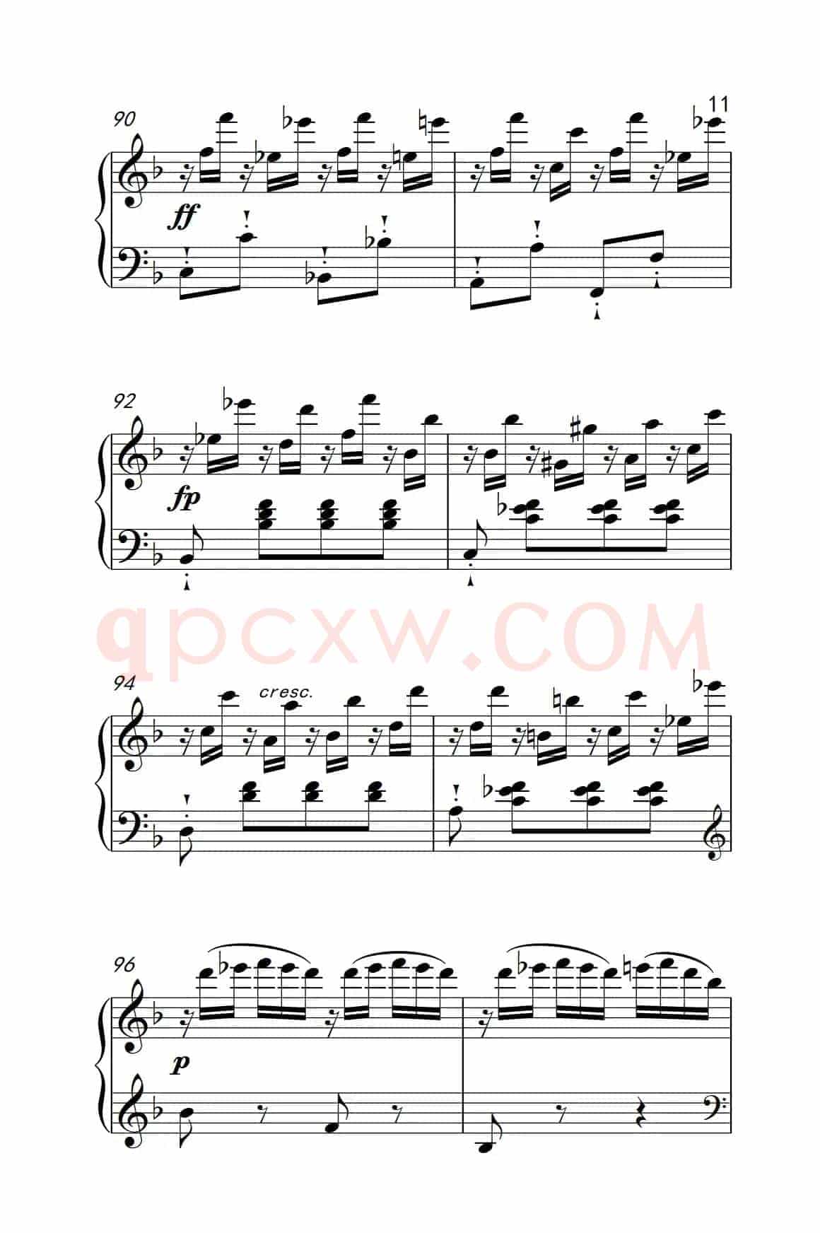 奏鸣曲 Opus 10 Nr.2 第一乐章（贝多芬奏鸣曲集 2）