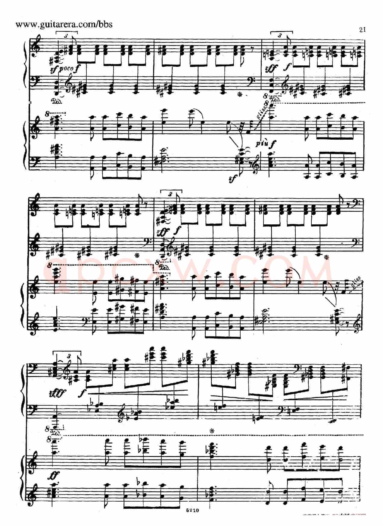 Variation on a Theme by Paganini(帕格尼尼主题变奏曲·双钢琴)