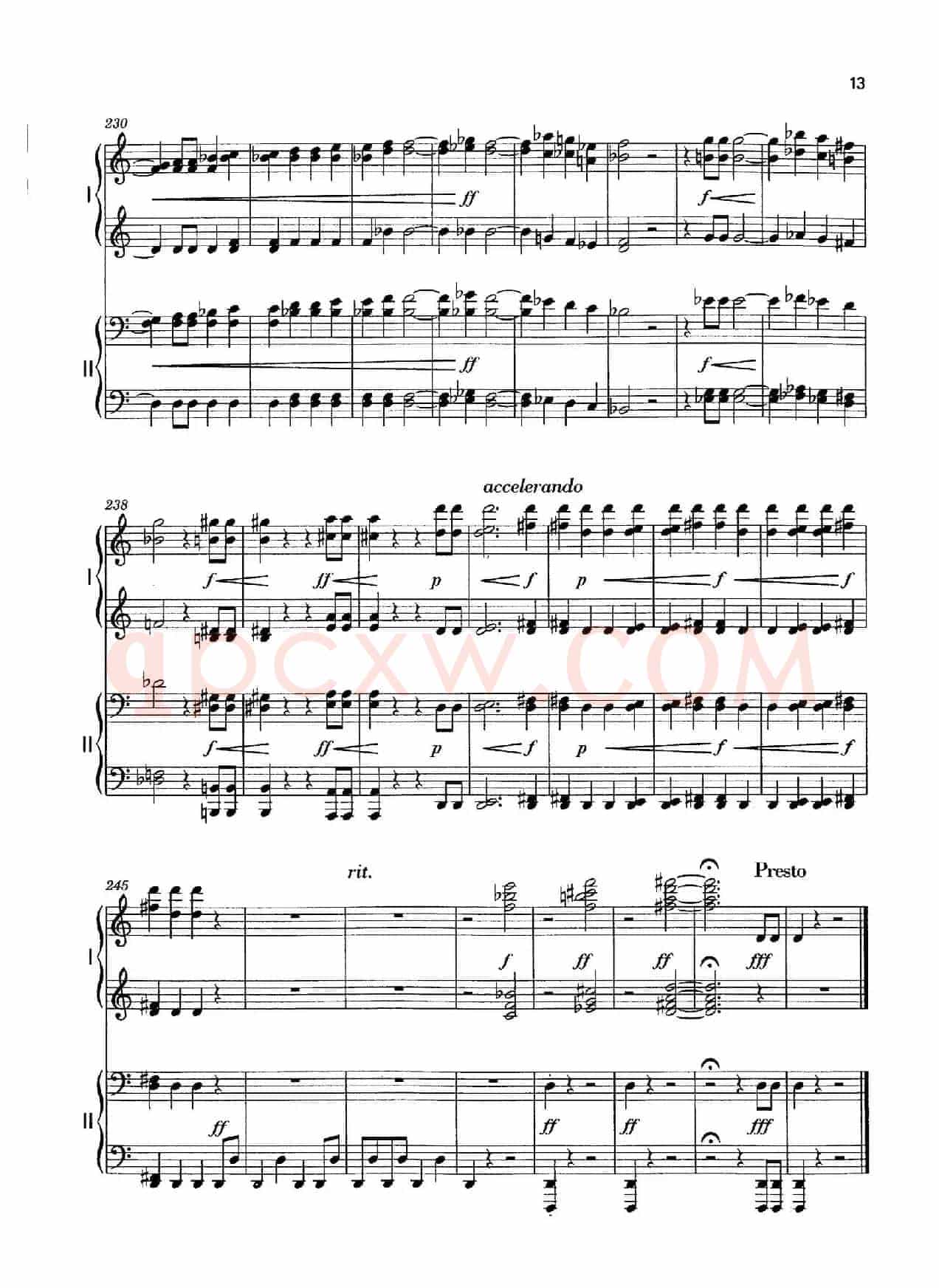 Vier Bagatellen Op.70(4首小品·Ⅰ·四手联弹)