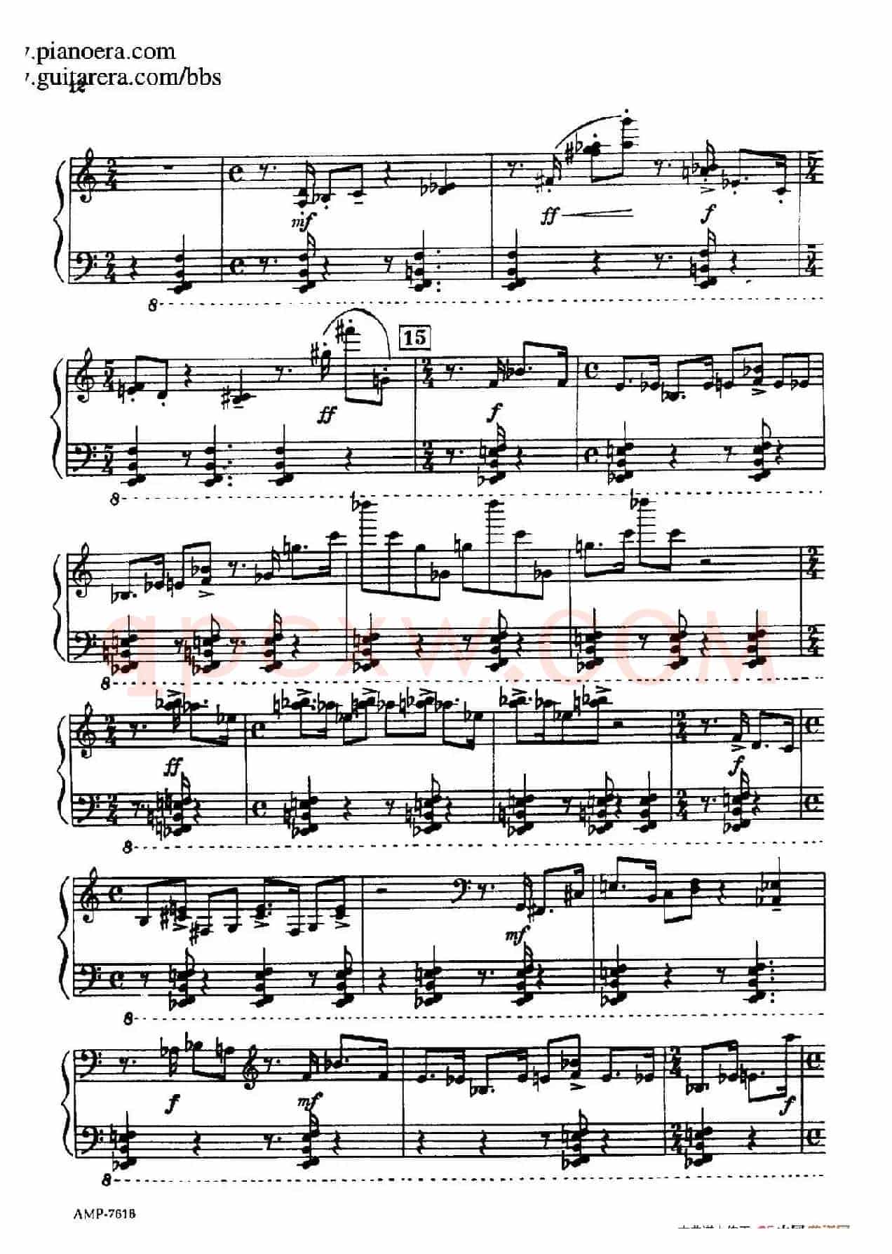 Piano Sonata(钢琴奏鸣曲· 第一乐章)