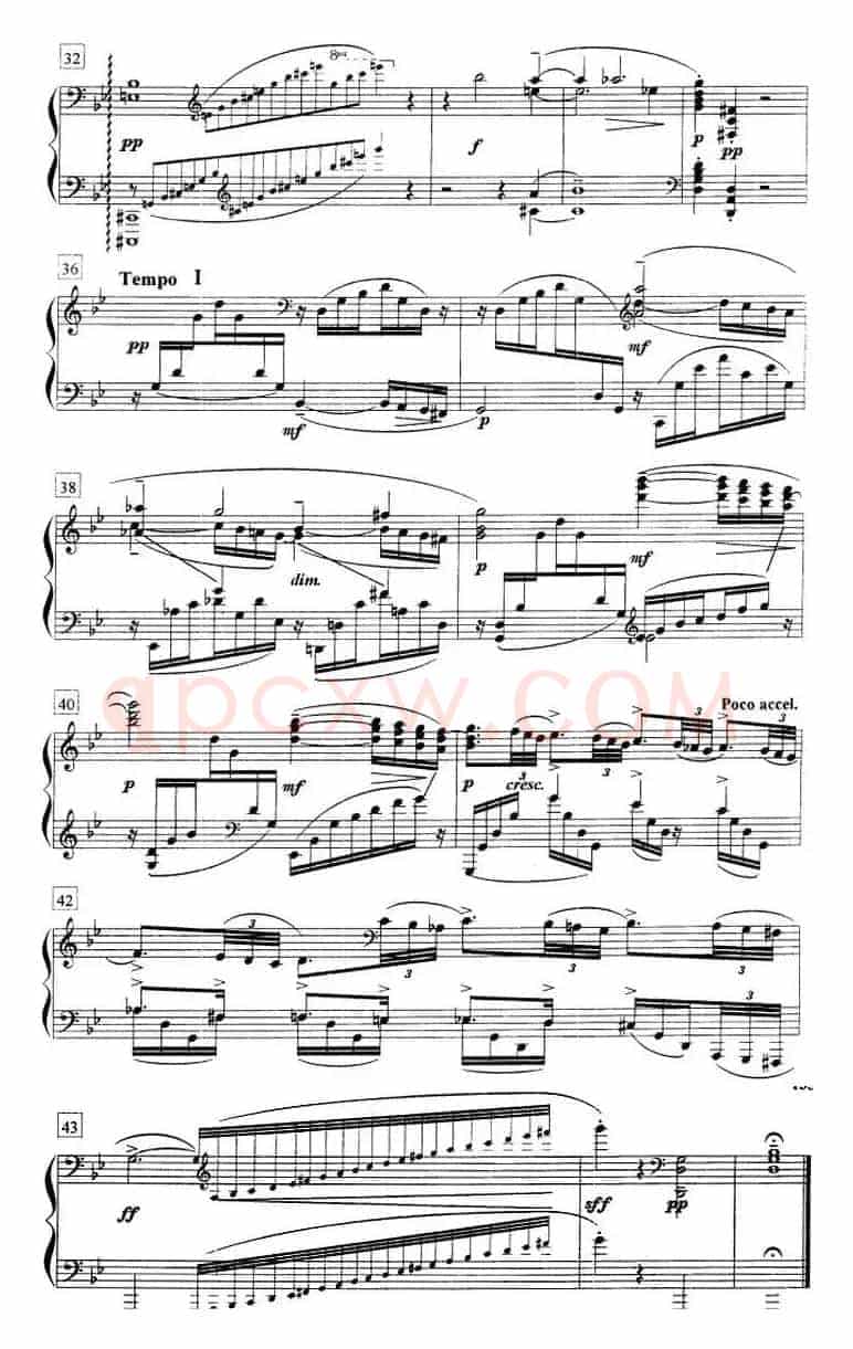 钢琴教程第八级 练习曲（Op.33 No.5）