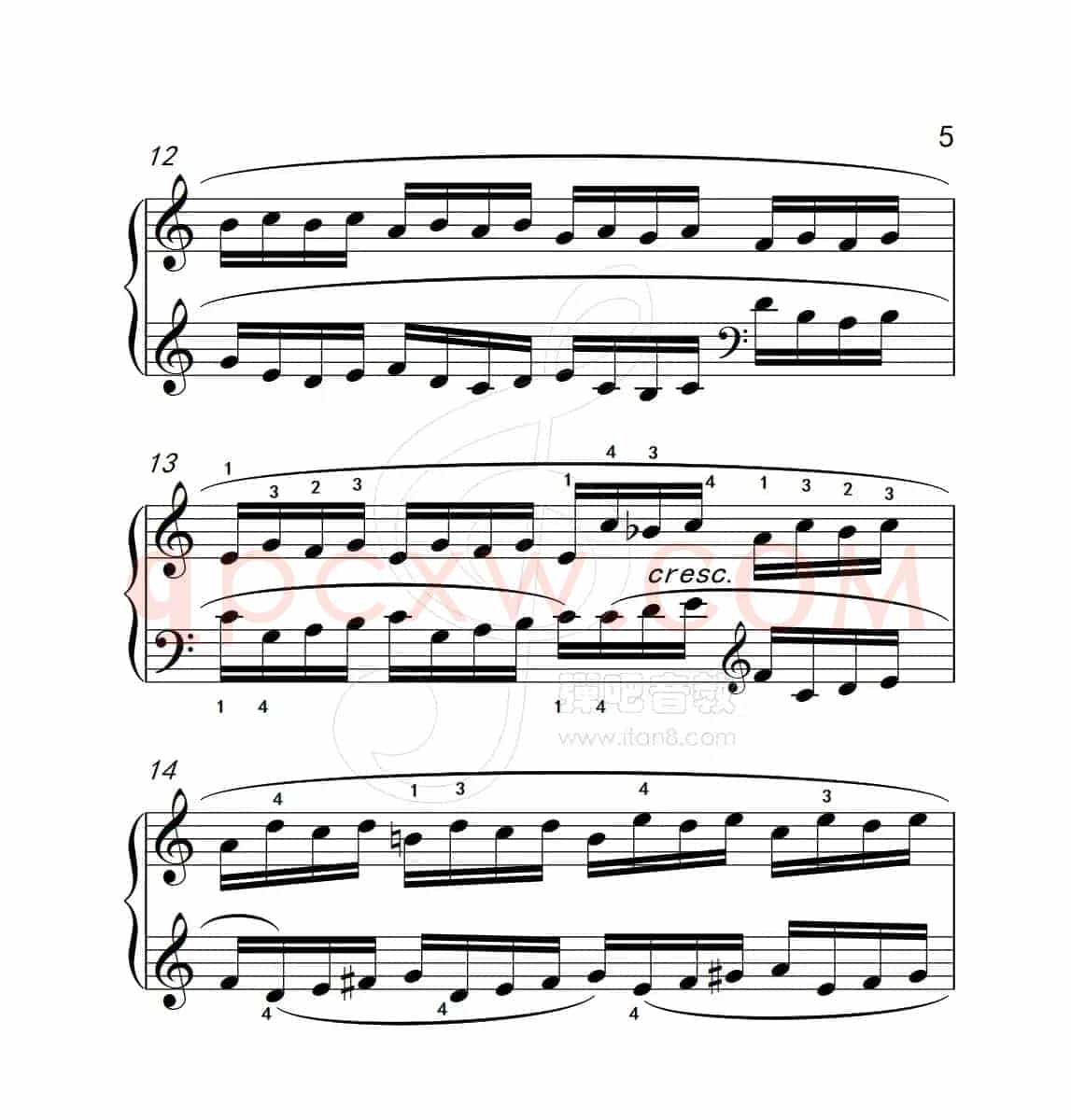 练习曲 1（克拉莫钢琴练习曲60首）