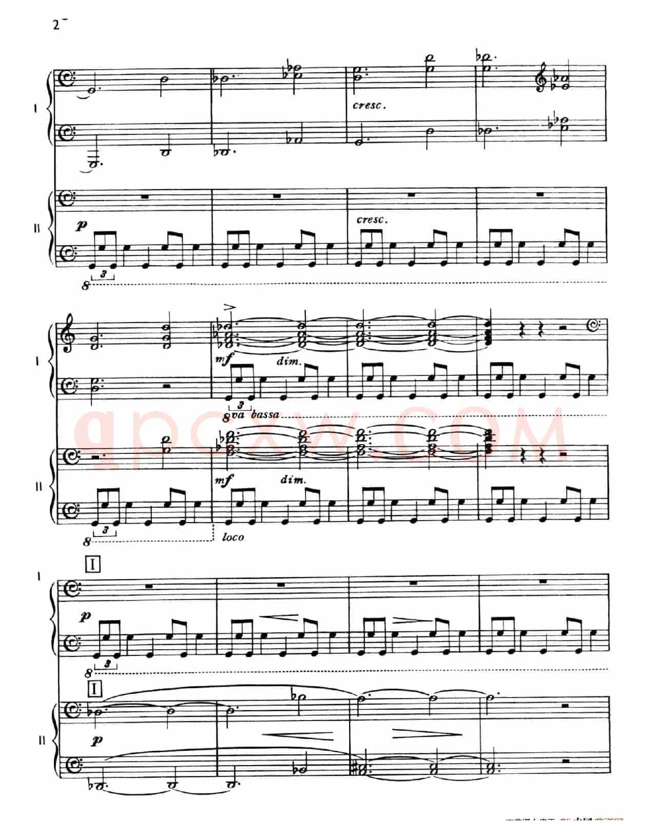 The Planets Op.32(双钢琴)(行星·第一乐章 火星—战争使者)