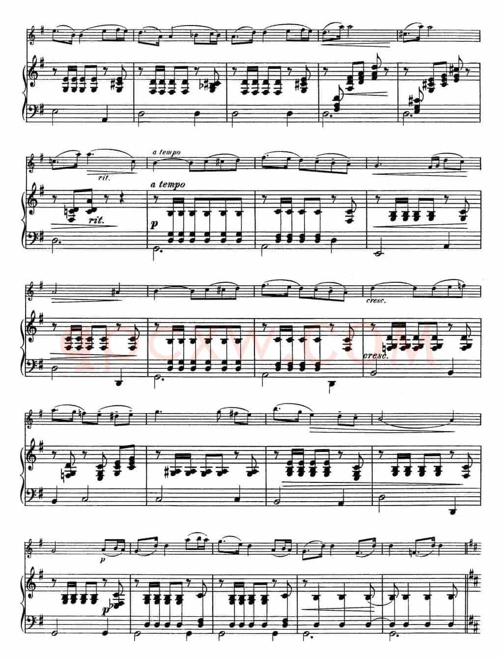 25首小提琴曲合集：Polonaise.（SIEGFRIED JACOBY. Op.70，No.1）（小提琴+钢琴伴奏）