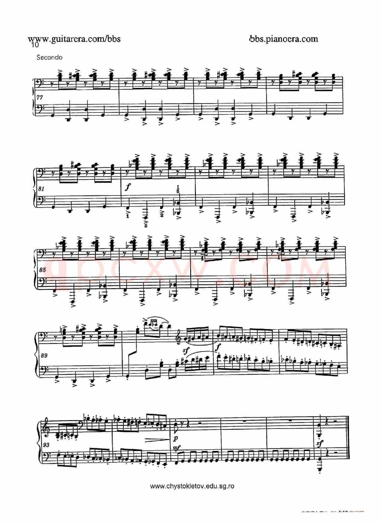 Sabre Dance(马刀舞曲)(四手联弹版)