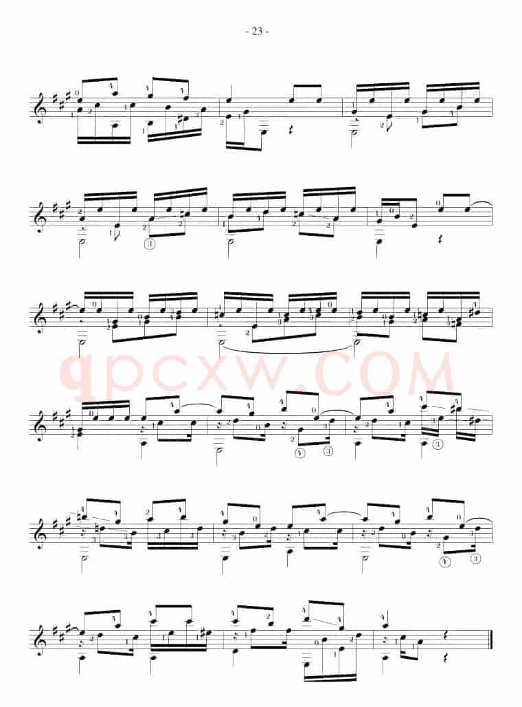 Fernando Sor《12 Studies,Op.60》（STUDY 12）