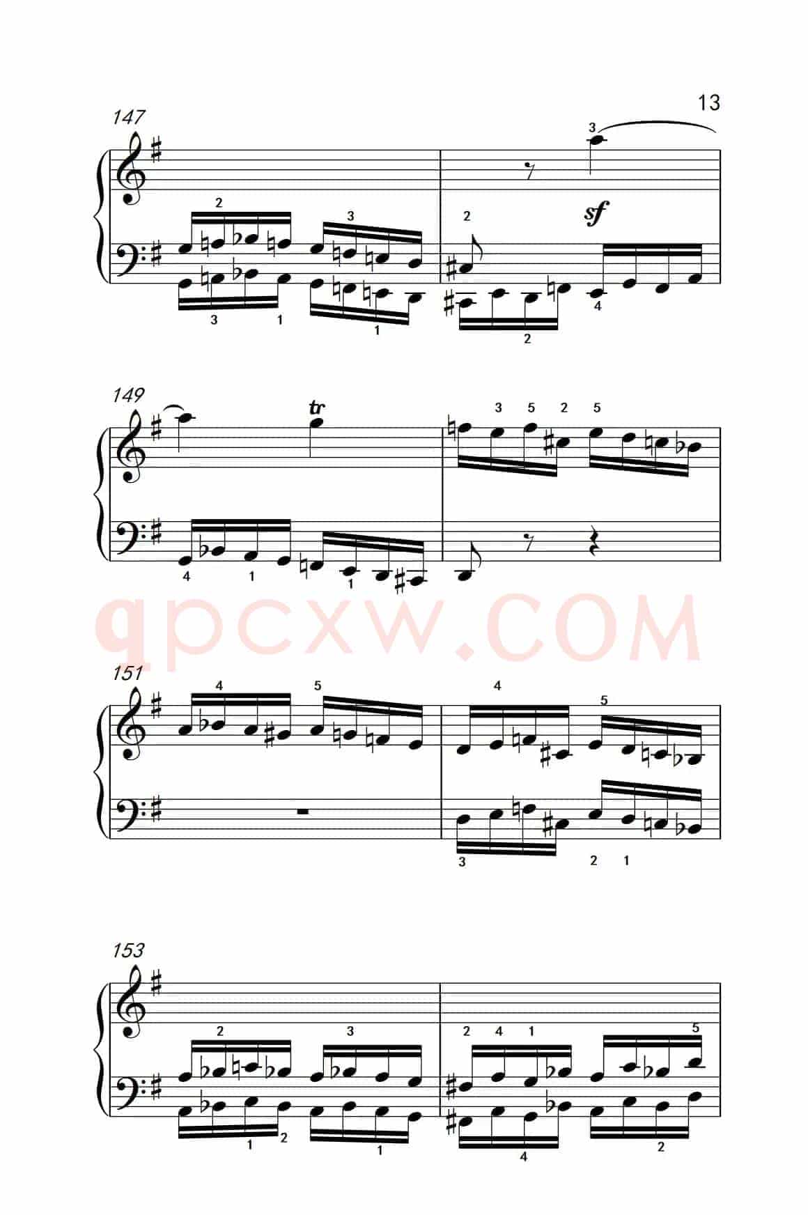 第九级2.G大调奏鸣曲 第一乐章 Op.31 No.1（中央音乐学院 钢琴（业余）考级教程 7-9级）