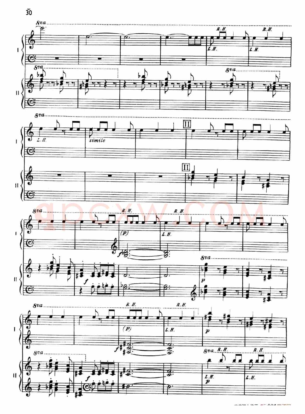 The Planets Op.32(双钢琴)(行星·第三乐章 水星—飞行使者)