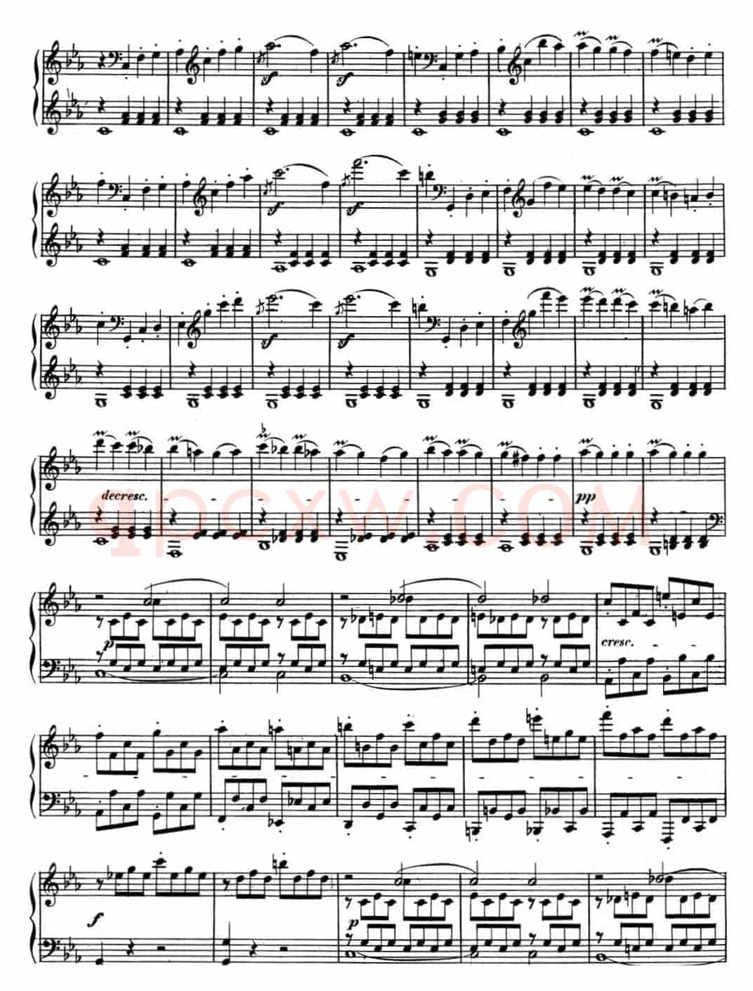 贝多芬钢琴奏鸣曲08 悲怆 C小调 Op.13 C minor