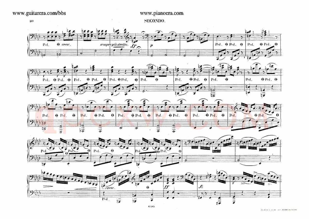 Piano Concerto No.2 in f Minor Op.21(f小调第二钢琴协奏曲·四手联弹版)