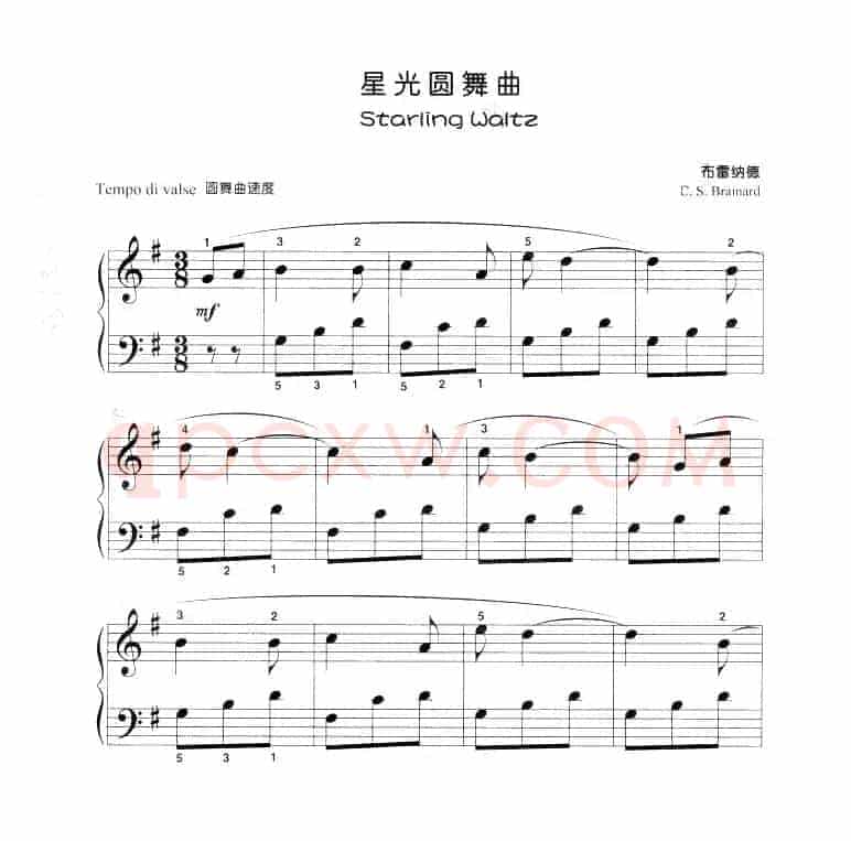 星光圆舞曲（儿童古典钢琴小品）
