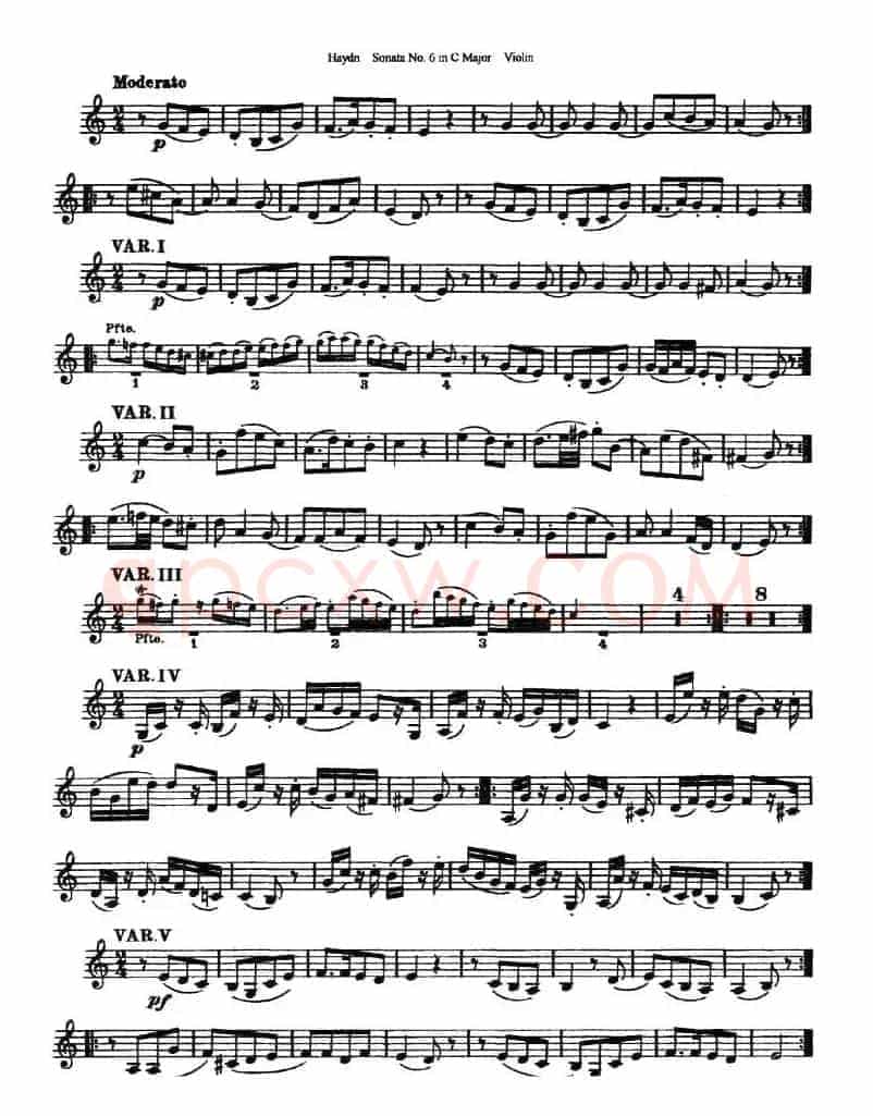 Soata No.6. in C Major