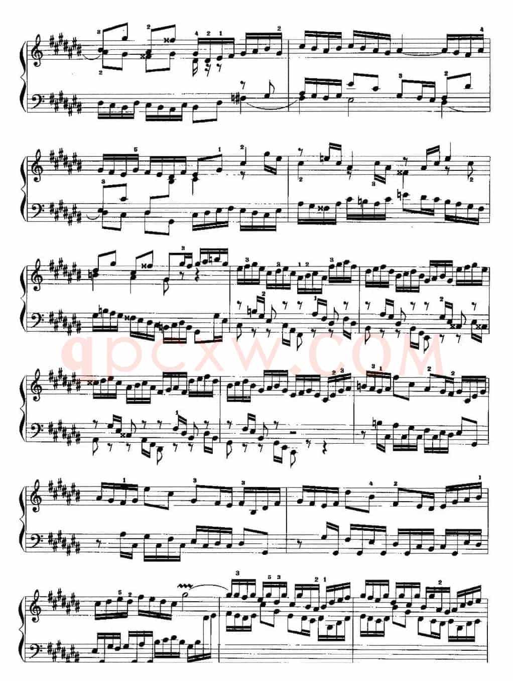 手风琴复调作品：升C大调前奏曲与赋格