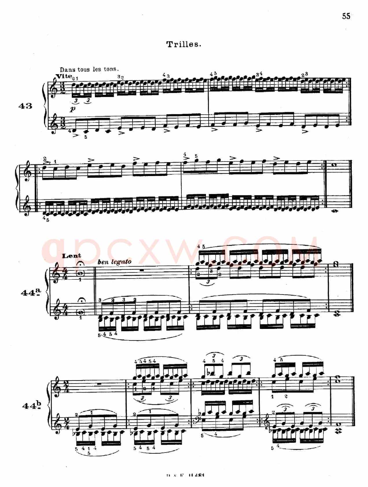 51 Exercises, WoO 6（51首钢琴练习 38—51）