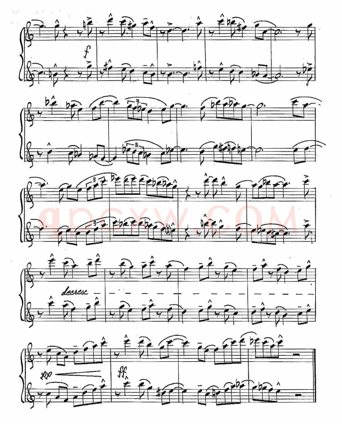 Jazz Conception For Saxophone Duets - 8（二重奏）