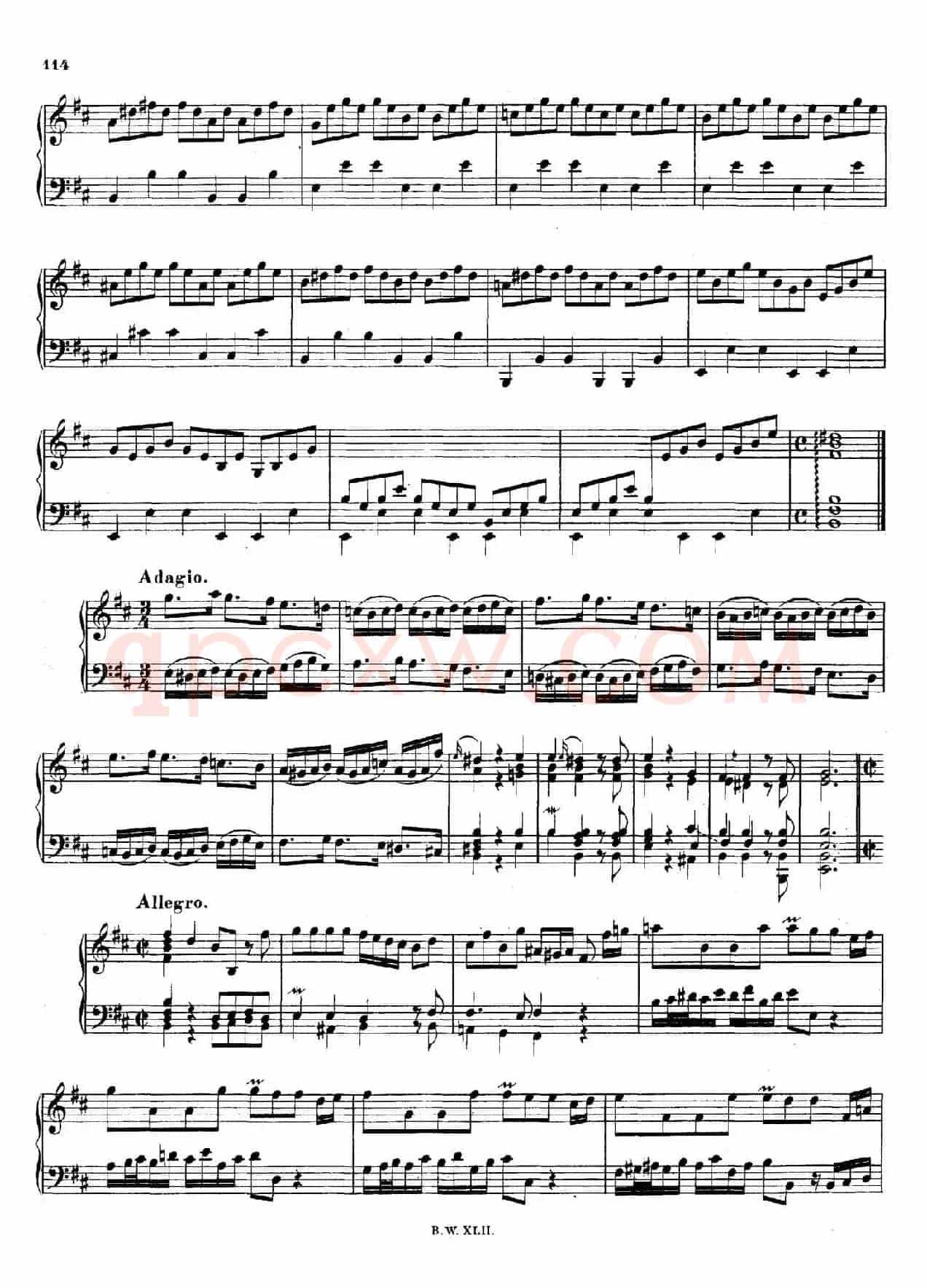 16 Concertos BWV 972-987（十六首为独奏古钢琴而作的协奏曲）（P51——60）