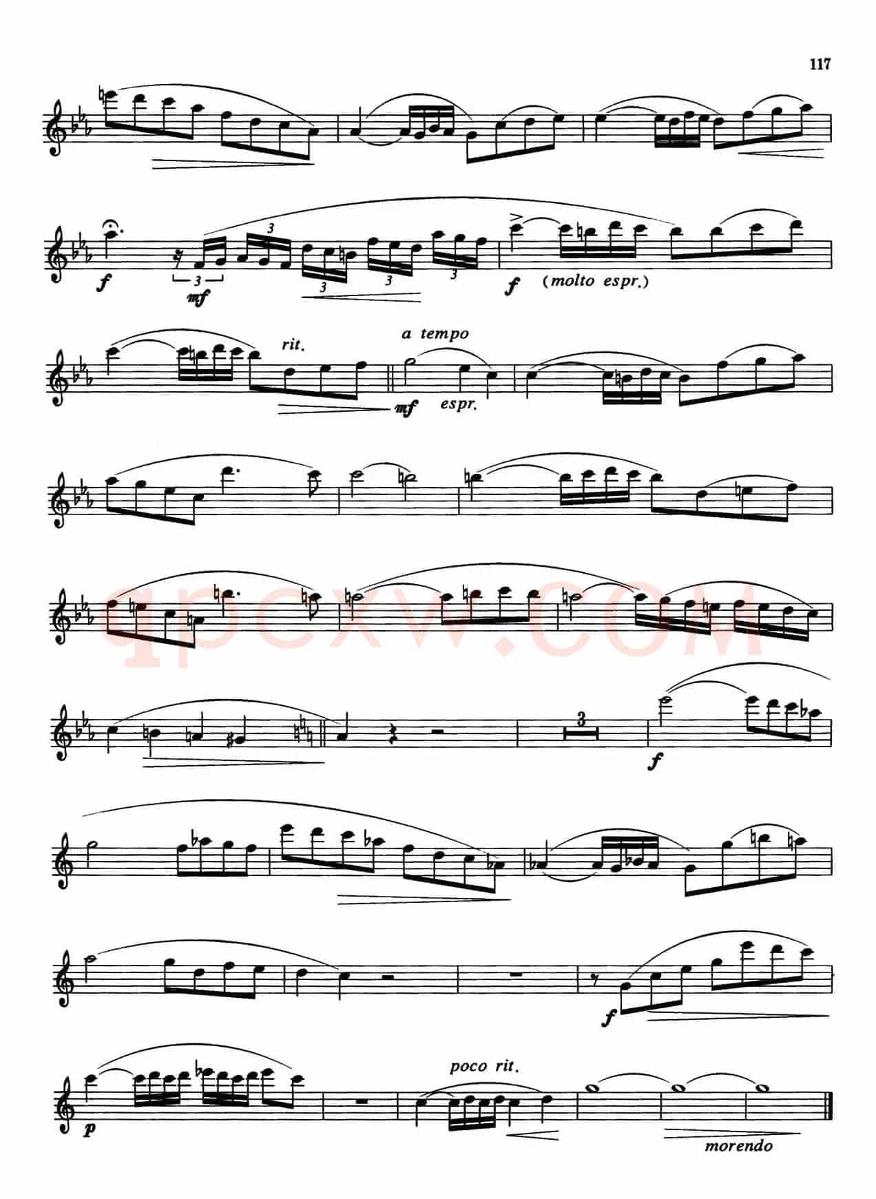 萨克斯管业余考级教程六级乐曲(6首)