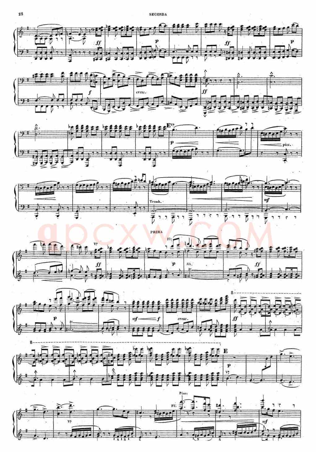 Harold en Italie Op.16 - 4 Hands（哈罗尔德在意大利·四手联弹）（P11——20）