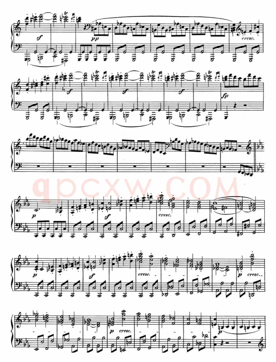 贝多芬钢琴奏鸣曲08 悲怆 C小调 Op.13 C minor